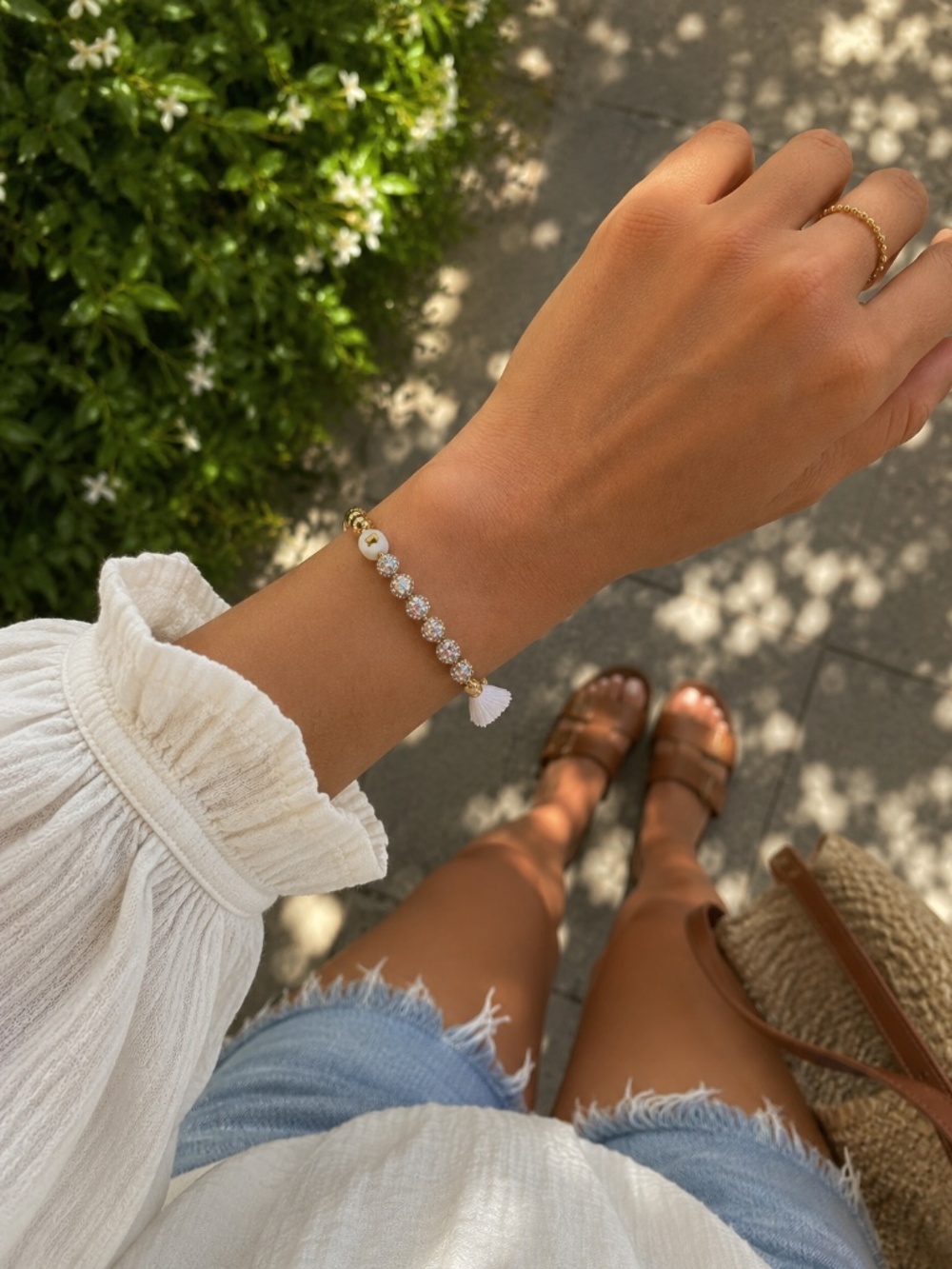 {Handmade} Beaded Bracelet Tassel